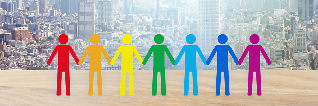 ダイバーシティ多様な人々のイメージ